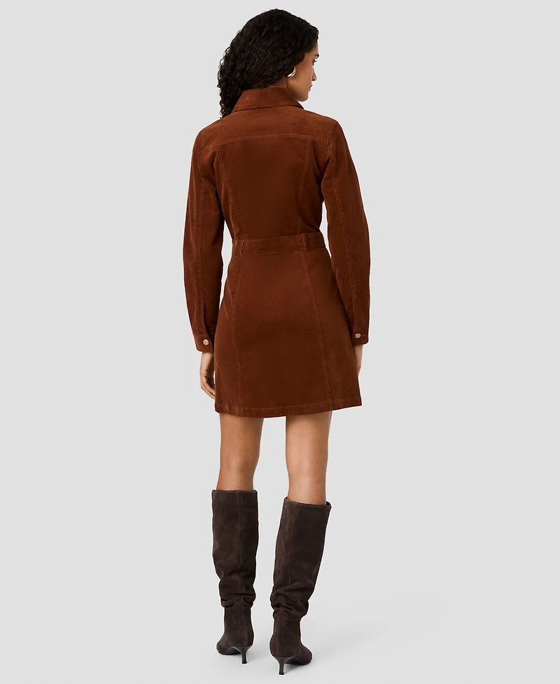 French Connection Women's Casey Collared Long-Sleeve Mini Dress