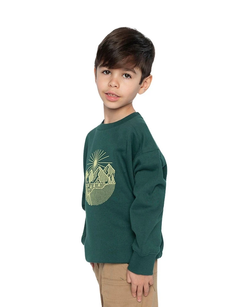 Deux par Deux Boy's (2T-5T) Fleece Sweatshirt