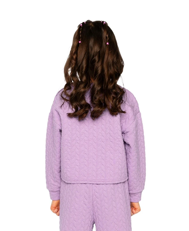 Deux par Toddler Girl (2T - 5T) Jacquard Sweatshirt