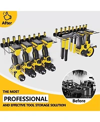 Xdovet Drill Holder Wall Mount Organizer 8 Slots Tools Rack