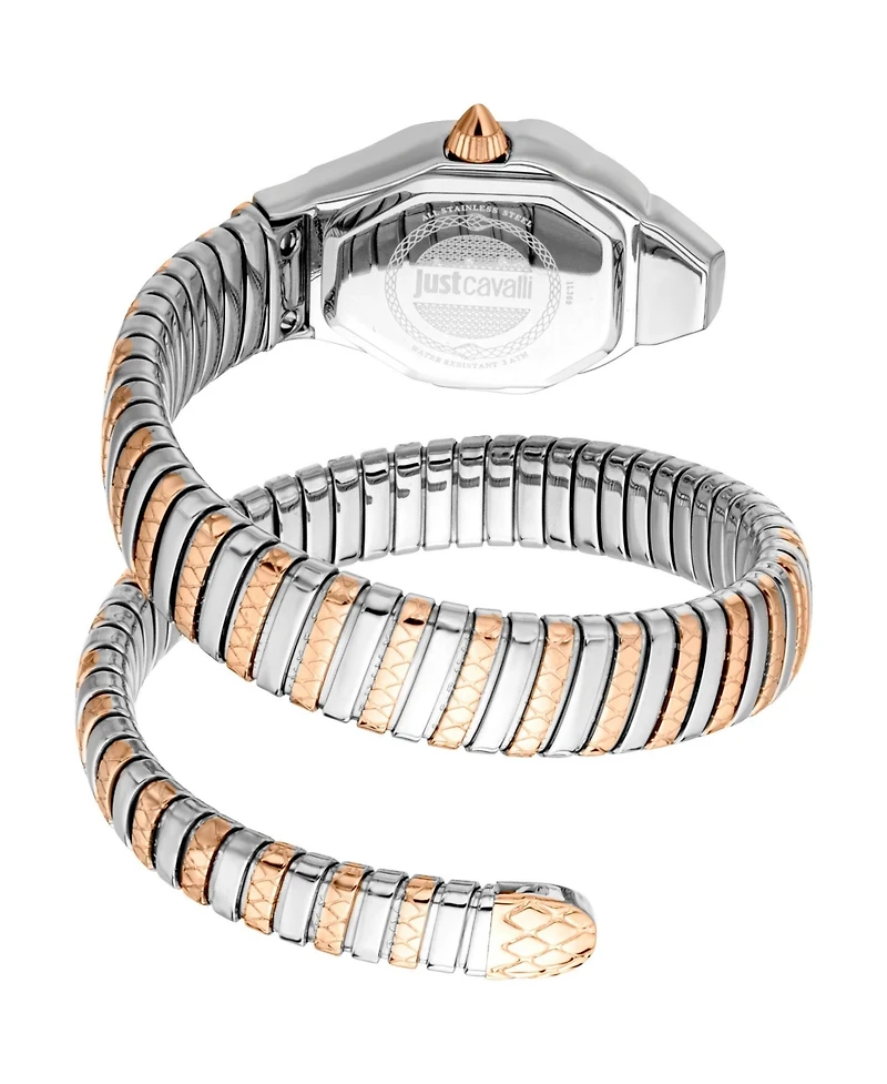 Just Cavalli Women's Aria Quartz Two Tone Stainless Steel Bracelet Watch