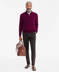 Club Room Men's Cashmere Quarter-Zip Sweater, Created for Macy's