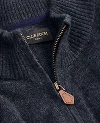 Club Room Men's Full-Zip Cashmere Sweater, Created for Macy's