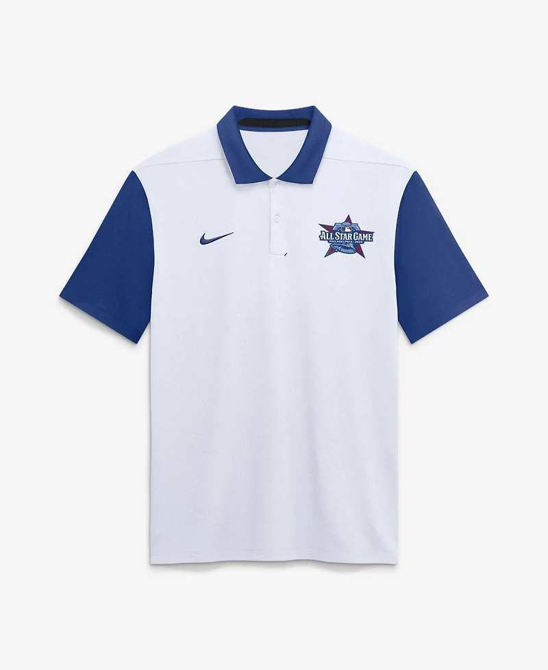 Nike Men's White/Royal 2026 Mlb All-Star Game Authentic Collection Vapor Dri-fit Polo Shirt
