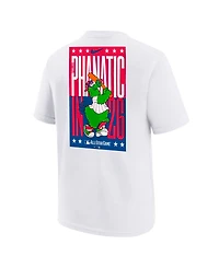 Nike Big Boys and Girls White 2026 Mlb All-Star Game Phillie Phanatic T-Shirt