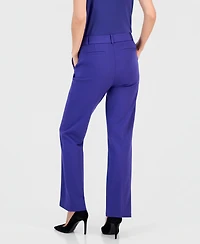 Kasper Women's Audrey Pull-On Compression Straight-Leg Pants