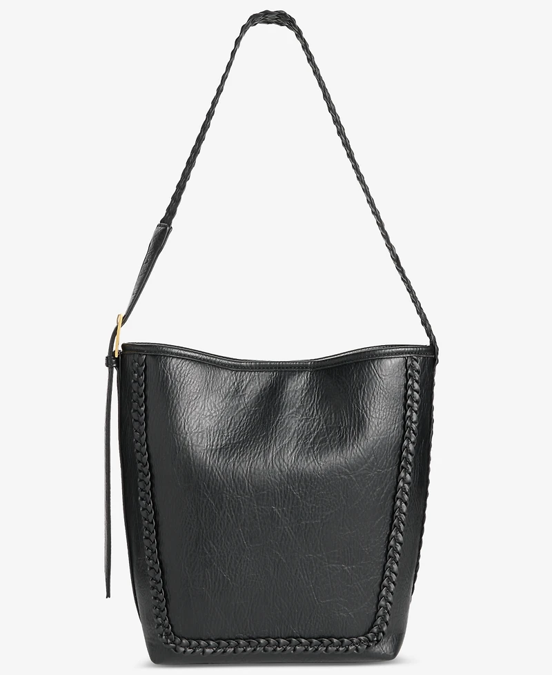 Style & Co Braided-Edge Soft Bucket Bag, Macy's Exclusive