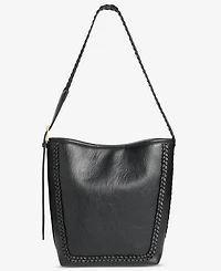 Style & Co Braided-Edge Soft Bucket Bag, Macy's Exclusive