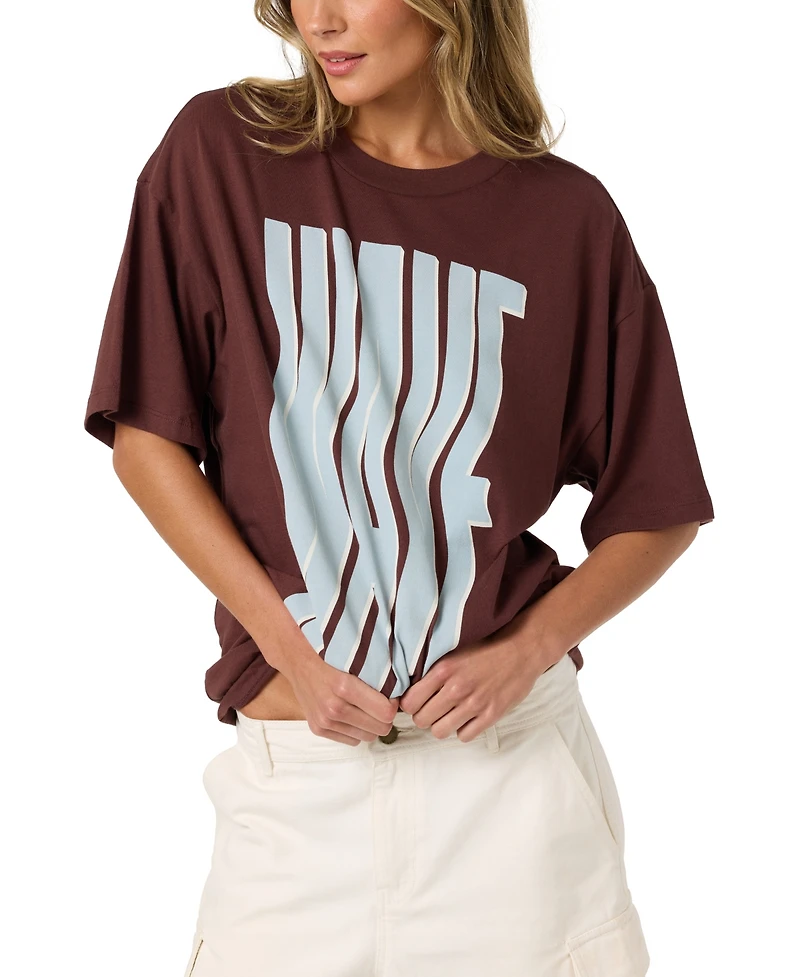 O'Neill Women's Oversized Graphic Cotton T-Shirt