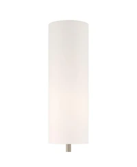 Possini Euro Design Moderne Mid Century Modern 62" Tall Standing Floor Lamp Droplet Foot Switch Natural Metal Living Room