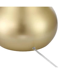Possini Euro Design Moderne Mid Century Modern 62" Tall Standing Floor Lamp Droplet Foot Switch Metal Soft Finish Living Room