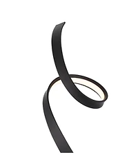Possini Euro Design Avante Modern 56 1/2" Tall Standing Floor Lamp Ribbon Led Foot Switch Matte Finish Living Room Bedroom