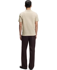 Boss by Hugo Men's Cotton Jacquard-Pattern T-Shirt