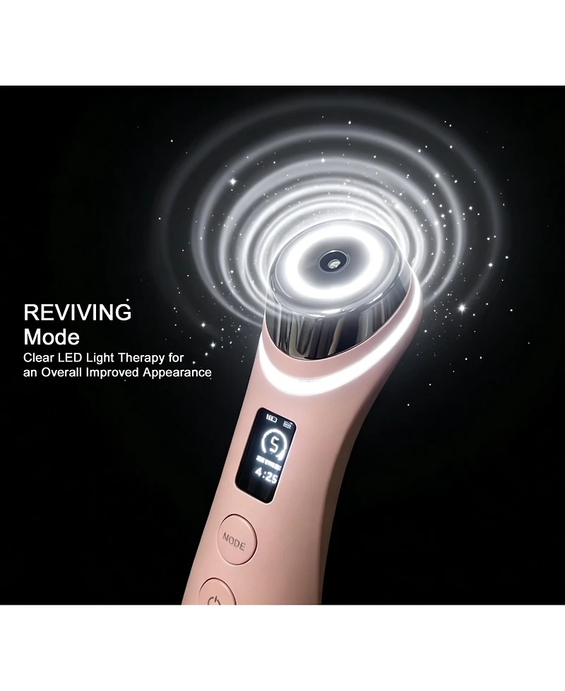 GLO24K Nova-x Advanced Led Beauty Device, 7 Color Red Light Therapy for Firmer, Smoother, Glass-Like Skin on Face and Neck