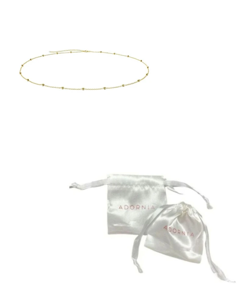 Adornia Gold Beaded Belly Chain