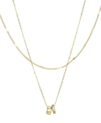 Adornia 14k Gold-Plated Set of 2 Necklace