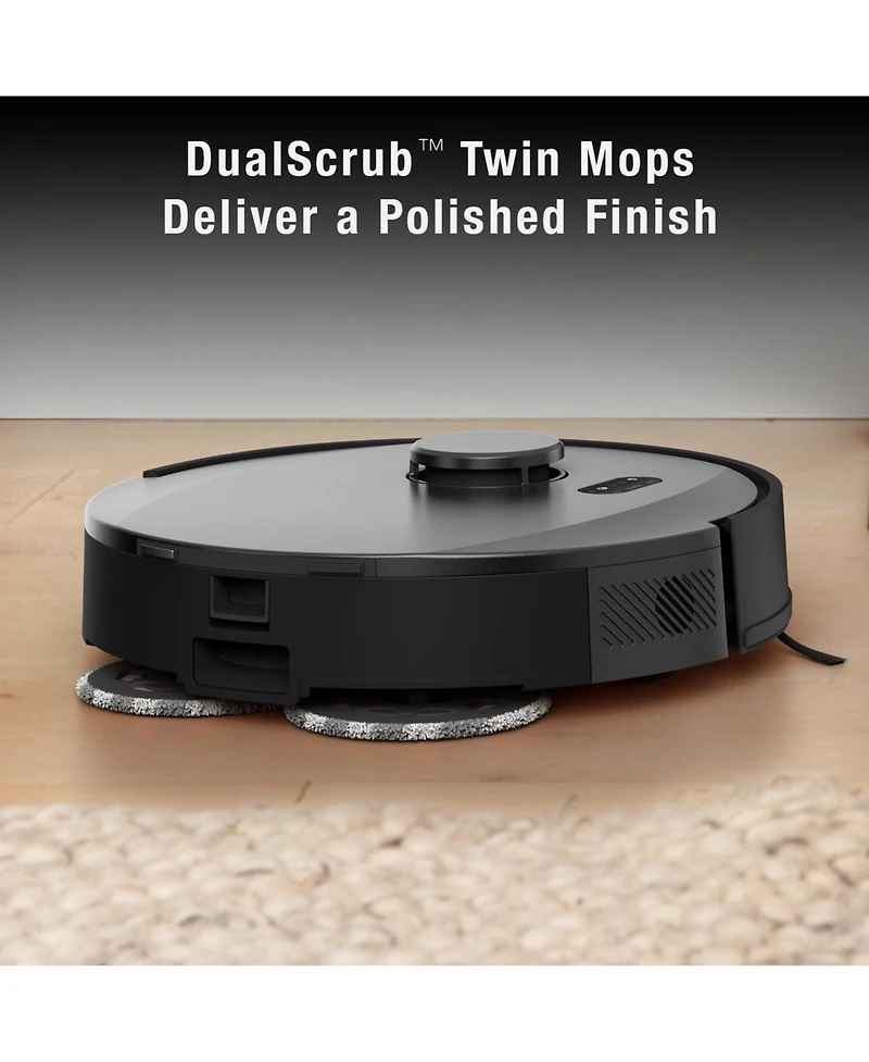 bObsweep UltraVision Pet Combo Self-Empty Robot Vacuum and Mop, 1.5 Gal 180-Day Dock, App and Voice Control, Us Engineered with DualSpin Mops