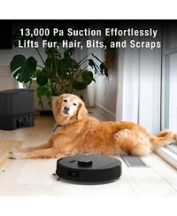 bObsweep UltraVision Pet Self-Empty Robot Vacuum and Mop, 1.5 Gal 180-Day Dock, App and Voice Control, Us Engineered