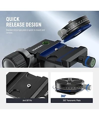 Neewer TH15 Camera Tripod with 13.2lb, 6kg