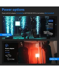 Neewer Led Video Light with 50W, Cri 97, Rgb