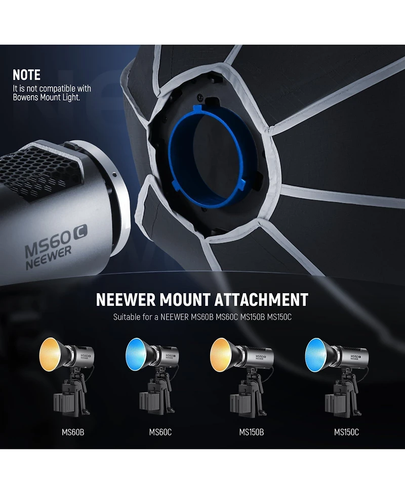 Neewer MS60 Softbox with 50 cm