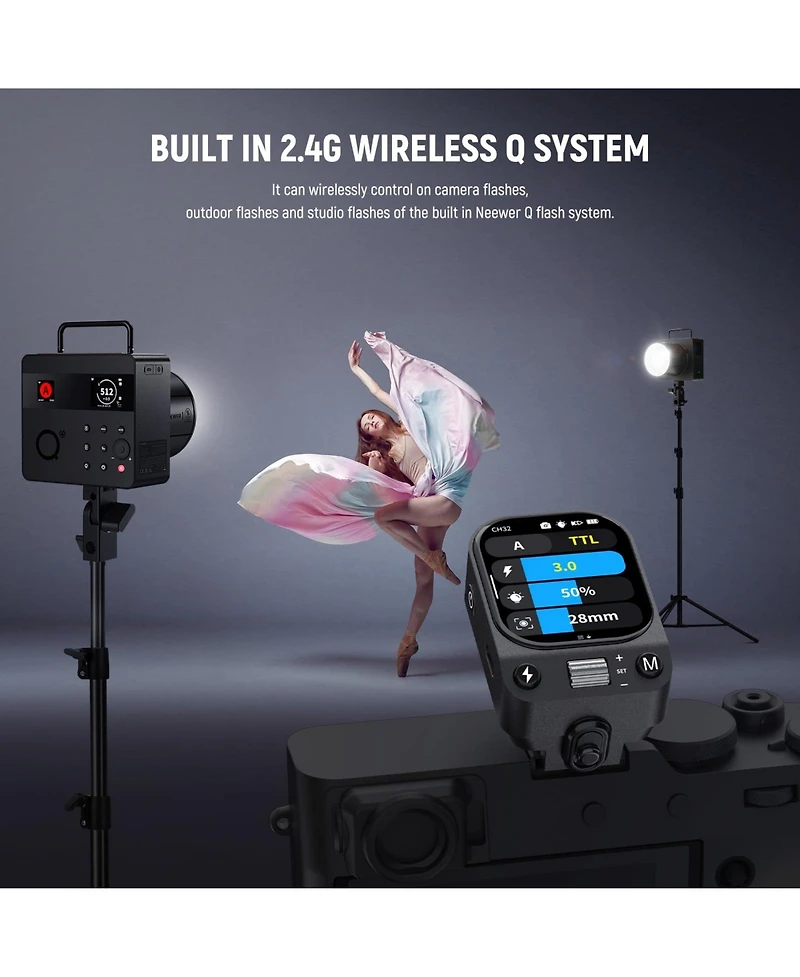 Neewer Z2PRO Camera Battery and Charging Accessory with 1000mAh, Ttl, Hss for Fujifilm Cameras