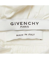 Pre-Owned Givenchy Women's Ruffled Cotton Poplin Blouse