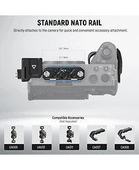 Neewer FX3 Camera Mounting Accessory with 8 Inch, 4 Inch for Sony FX3 FX30 Original Xlr Handle