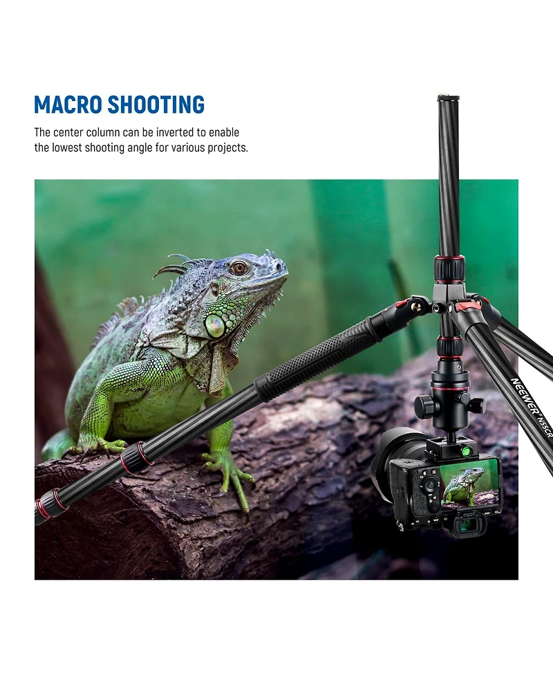 Neewer N55CR Camera Tripod with 26.5lb