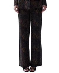 Pcfg Women's Your Itch Kangaroo Leopard-Print Bootcut Pants