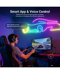 Neewer NS02 Camera and Photo Accessory with 9.84ft, Rgb for Google Assistant Alexa