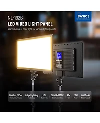 Neewer Nl-192B Led Video Light with 2400Lux, 8000mAh, 5600K