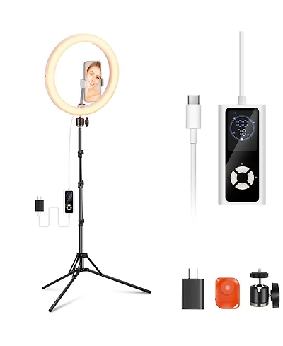 Neewer RH12B Ring Light with 30W, 3290lux, 7000K for select iPhone models