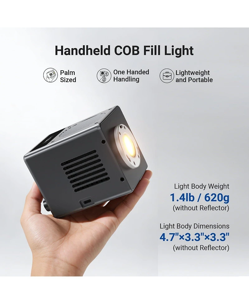 Neewer HB60B Led Video Light with 60W, 50Wh, 100W