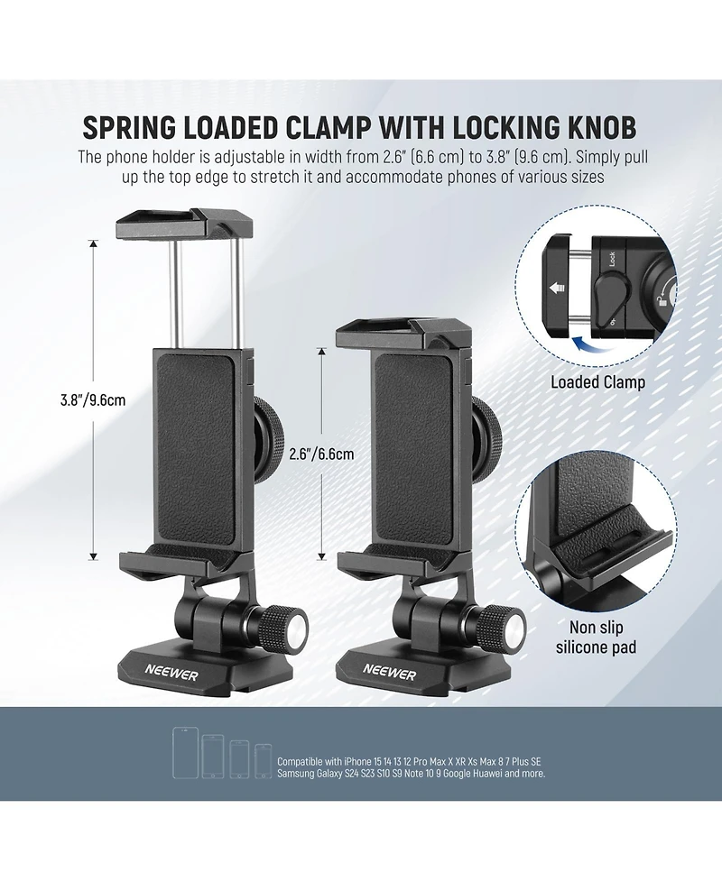 Neewer Sp-18 Camera Tripod for select iPhone and Android mobile devices