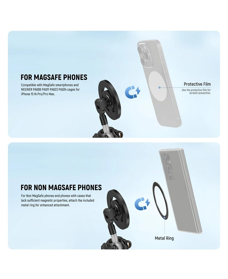 Neewer TP33 Camera Tripod for select iPhone and Android mobile devices
