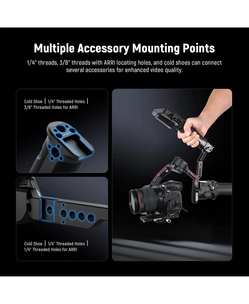 Neewer ST49 Camera and Photo Accessory with 13.2lb for Dji RS4 RS4Pro RS3 RS3Pro RS3Mini RS2 RSC2