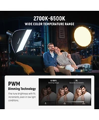 Neewer MS150B Led Video Light with 130W, 200000 lux, 2700K-6500K