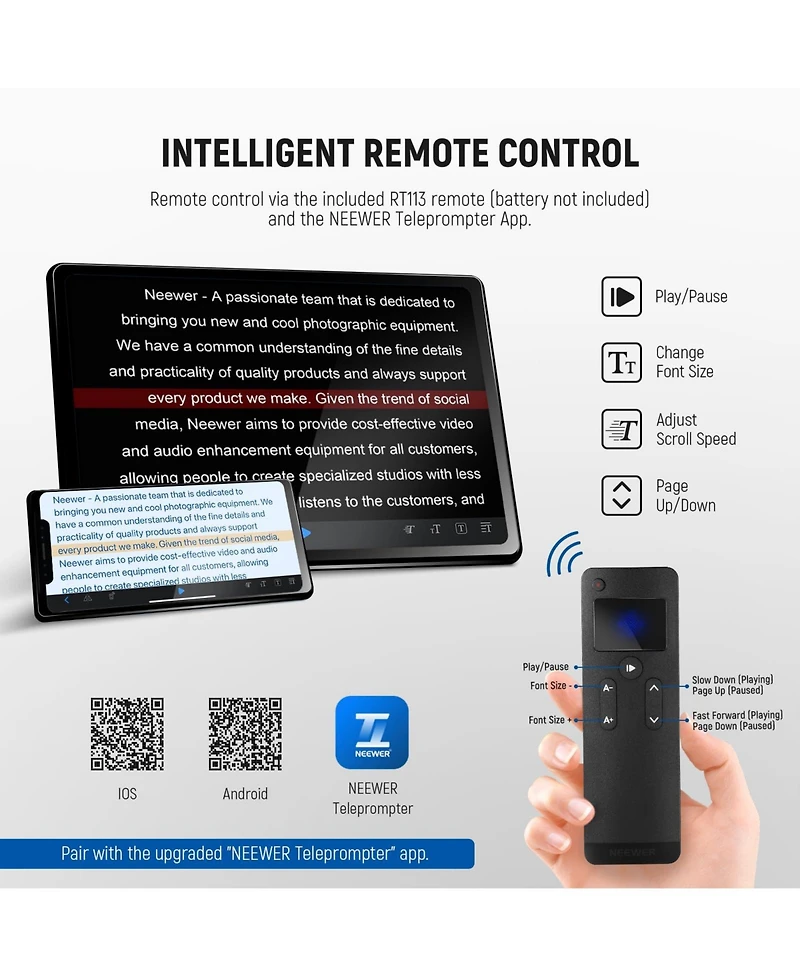 Neewer X12B Camera and Photo Accessory for iOS Android
