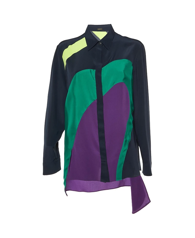 Pre-Owned Versace Women's Silk Top
