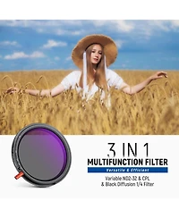 Neewer Camera Lens Accessory with 3 in, Cpl