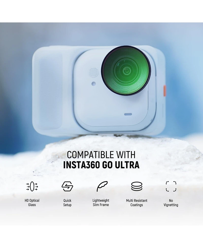 Neewer Fl-C49 Camera Lens Accessory for Insta360 Go Ultra