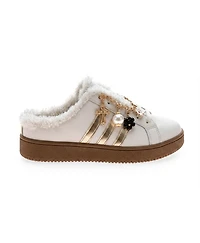 Kensie Girl Girl's (1-13) Fashion Shoes with Lace-Up Style Faux Fur Sneakers