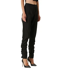 Pcfg Women's Stretch Virgin Wool-Blend Draped Pants