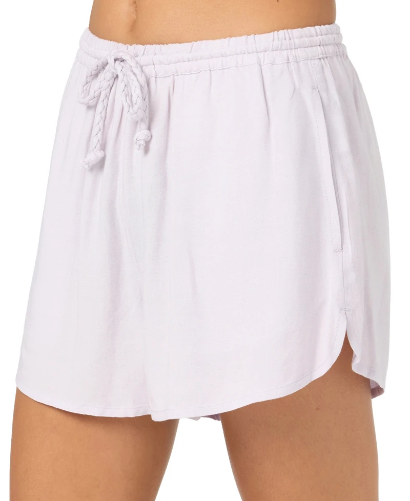 O'Neill Women's Millie Viscose-Linen Pull-On Shorts