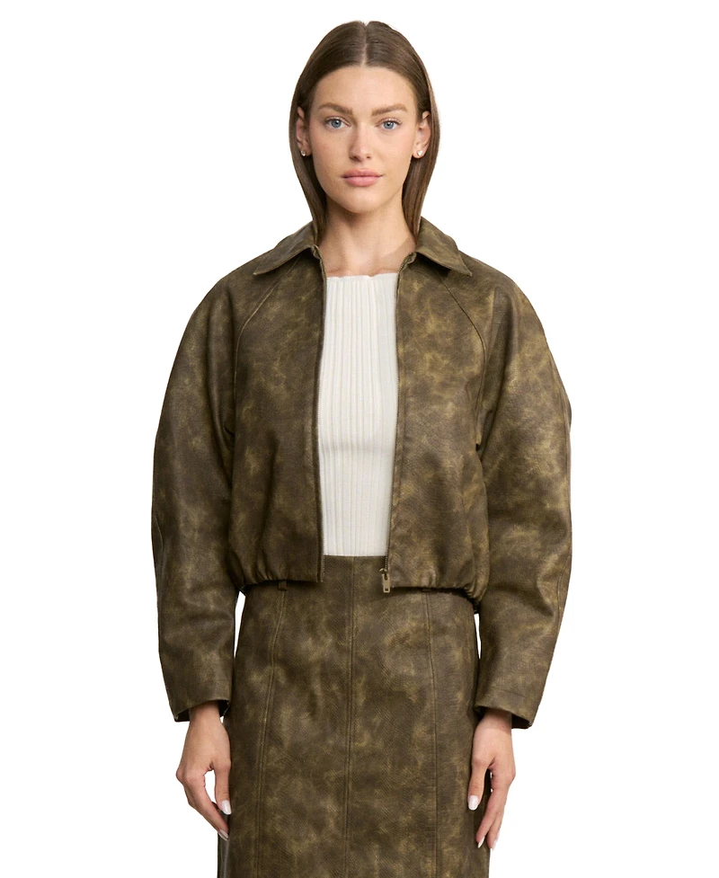 En Saison Women's Margot Zipper Front Jacket