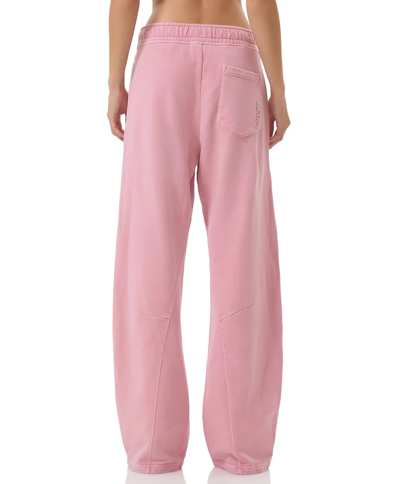 Afrm Women's Straight-Leg Cotton Sweatpants