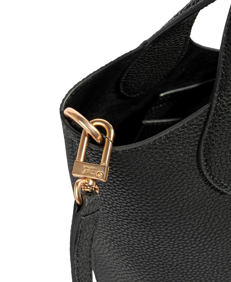 Sam Edelman Lucy Buckle Leather Medium Crossbody Handbag
