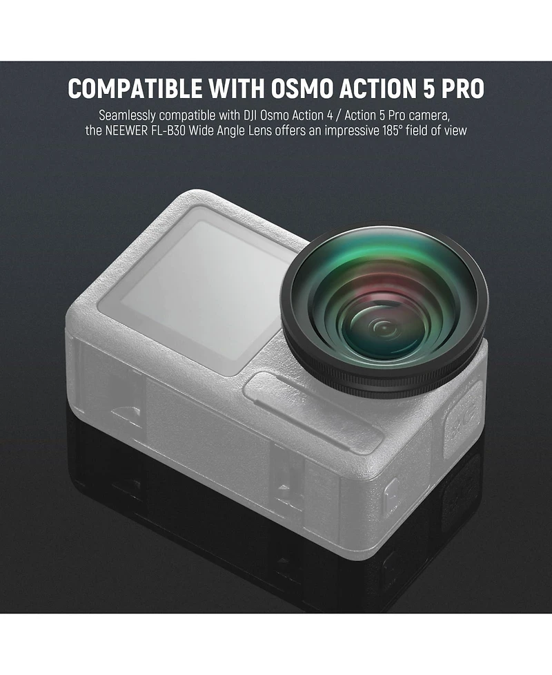 Neewer Fl-B30 Camera Lens Accessory for select Dji Osmo Action models