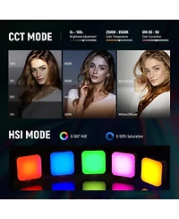 Neewer RGB62 Led Video Light with 2000mAh, 2500K-8500K, CRI97